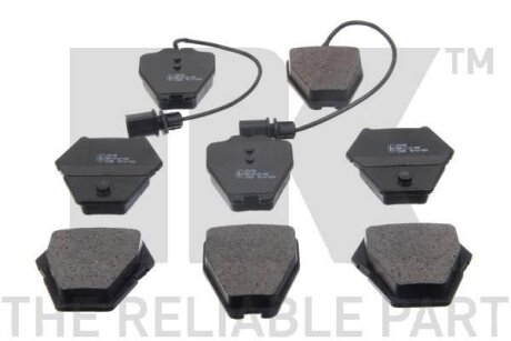 Гальмівні дискові колодки, комплект NK 224780