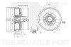 Тормозной барабан со ступичным подшипником в сборе NK 259910 (фото 1)