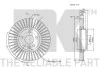 Диск тормозной невентилированный NK 312573 (фото 3)