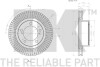 Фото 3 - диск гальмівний невентильований NK 3145171 Диск гальмівний невентильований NK 3145171 (фото 3)