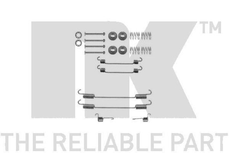 Комплект монтажный тормозных колодок NK 7923740