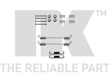 Комплект монтажный тормозных колодок NK 7923796