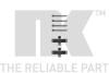 Комплект приладдя накладка дискового гальма NK 7933037 (фото 1)