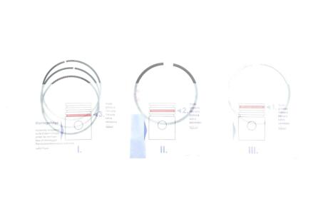 Кільця поршневі Renault Trafic/Opel Vivaro 2.0i (82.70mm/STD) (1.2-1.5-2) NPR 120 038 0053 00