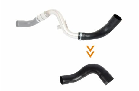 Патрубок турбокомпрессора NRF 166244