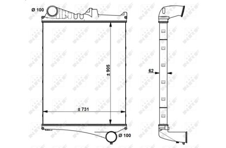 Интеркулер NRF 30225