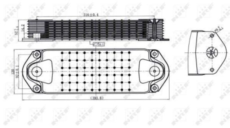 Радиатор масляный NRF 31198