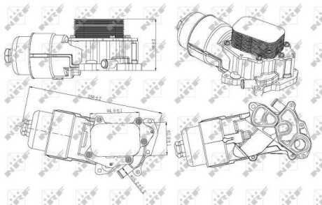 Радиатор масляный NRF 31328