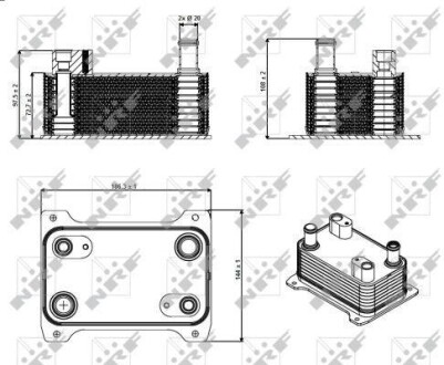 Радиатор масляный NRF 31362