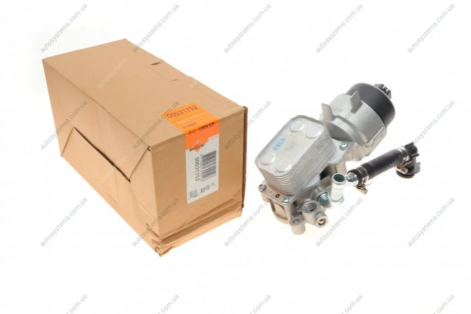 Корпус фільтра масляного (з радіатором) Citroen Jumpy/Fiat Scudo/Peugeot Expert 2.0 HDI 07- NRF 31752 (фото 1)