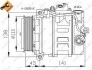 Компресор кондиціонера MB Sprinter/Vito CDI (d=110mm) NRF 32214 (фото 2)