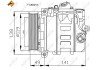 Компресор кондиціонера MB C-Class (W203/S203) 1.8 02-08 NRF 32215 (фото 3)