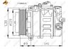 Компресор кондиціонера MB C-Class (W203/S203) 1.8 02-08 NRF 32215 (фото 7)