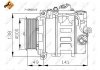 Компресор кондиціонера MB C-class (W203)/E-class (W211) 99- NRF 32216 (фото 7)