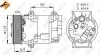 Компресор кондиціонера Renault Grand Scenic II/Megane II 1.9dCi/2.0 02-09 NRF 32424 (фото 2)
