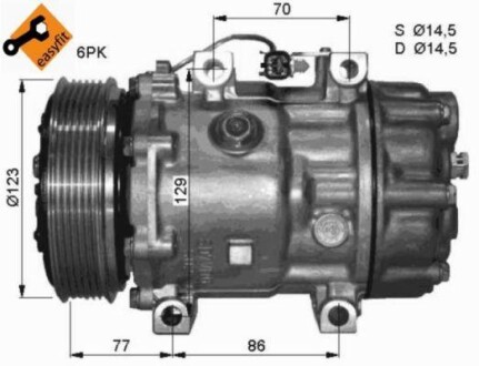 Компрессор кондиционера NRF 32430G