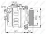 Компресор кондиціонера BMW 5 (E60/E61)/6 (E63/E64) 2.5/3.0i 04-10 NRF 32435 (фото 2)