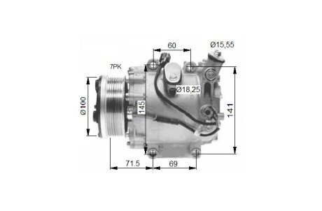 Компрессор кондиционера NRF 32491