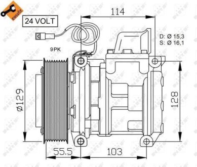 Компрессор кондиционера NRF 32567