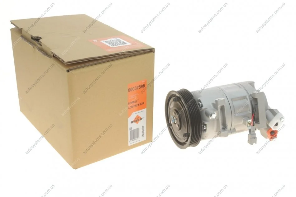 Компресор кондиціонера Renault Megane III/Scenic III 1.5 dCi/16 V 08- NRF 32596 (фото 1)