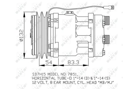 Компрессор NRF 32757