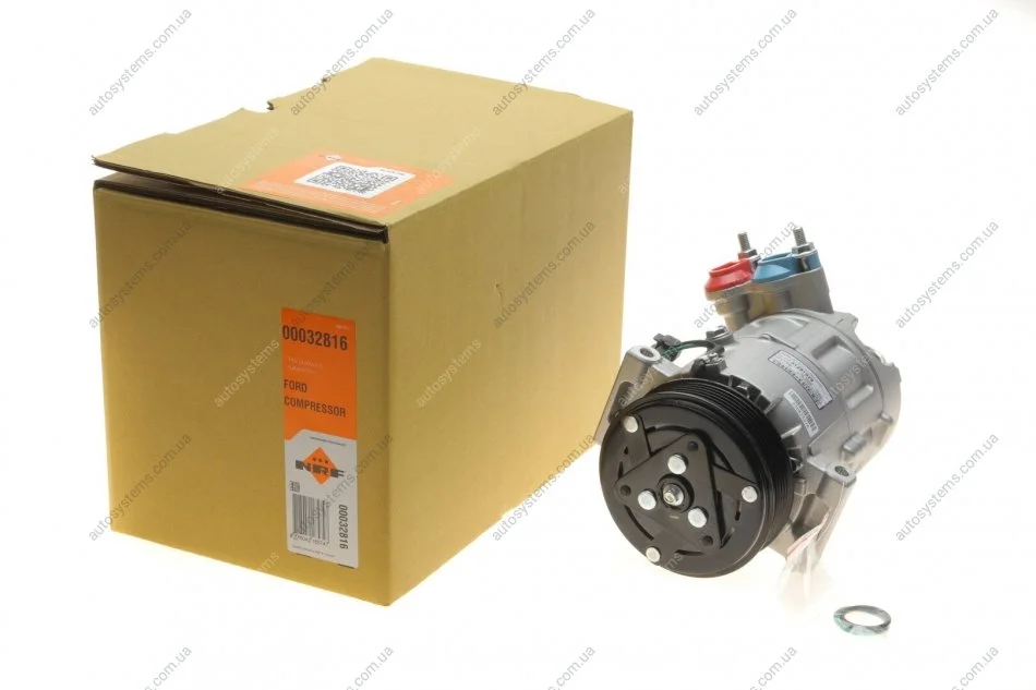 Компресор кондиціонера Ford Galaxy II/Mazda 3/5 1.6D/2.0D 08- NRF 32816 (фото 1)