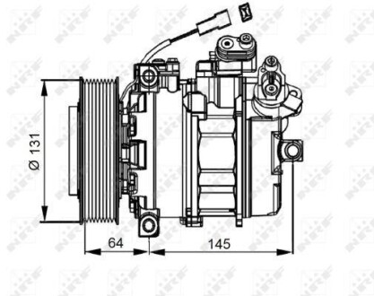 Компрессор кондиционера NRF 32821