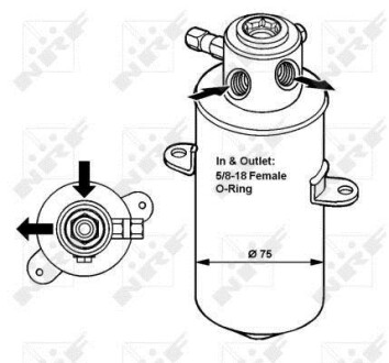 Осушитель кондиционера NRF 33033