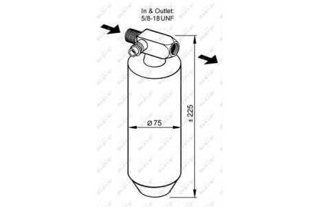 Осушитель кондиционера NRF 33079