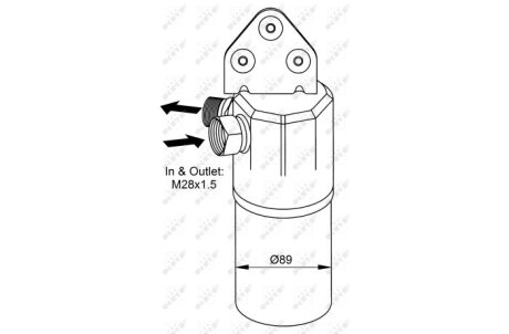 Осушитель кондиционера NRF 33131