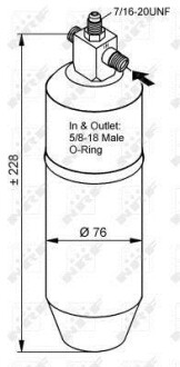 Осушитель кондиционера NRF 33140