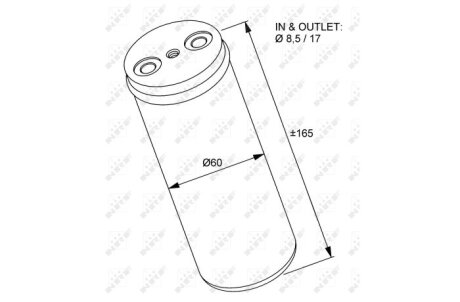 Осушитель кондиционера NRF 33233