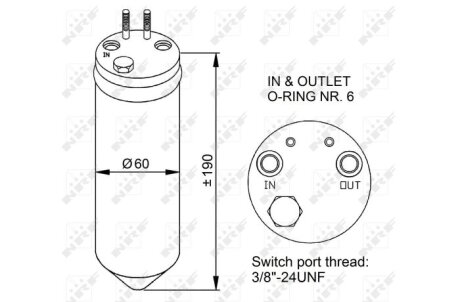 Осушитель кондиционера NRF 33256