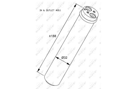 Осушитель кондиционера NRF 33284