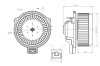 Вентилятор отопителя салона NRF 34267 (фото 2)