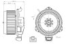 Вентилятор отопителя салона NRF 34268 (фото 2)