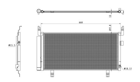 Соты радиатора NRF 350468