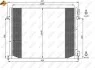 Радіатор кондиціонера Renault Trafic 1.9 dCI/2.0 01- NRF 35482 (фото 2)