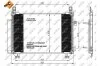 Радиатор кондиционера (Конденсатор) NRF 35654 (фото 1)