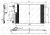Радіатор кондиціонера Nissan Qashqai 2.0dCi 07-13 NRF 35975 (фото 2)