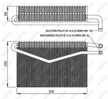 Испаритель кондиционера NRF 36152