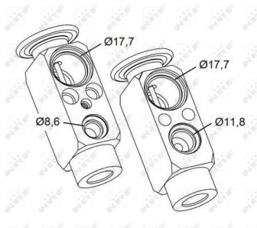 Клапан расширительный кондиционера NRF 38477