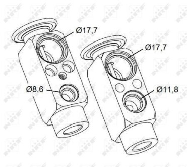 Клапан расширительный кондиционера NRF 38478