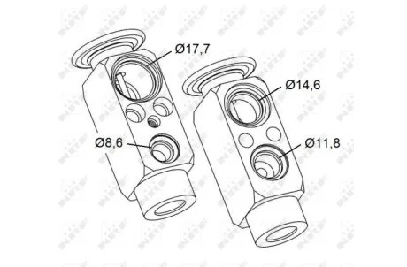 Клапан расширительный кондиционера NRF 38479
