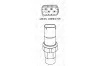 Датчик тиску кондиціонера BMW 5 (E39)/7 (E38) 94-04 NRF 38925 (фото 6)
