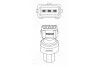 Датчик тиску кондиціонера Volvo 850/C30/C70/S40/S80/S90/V50/V70/XC60/XC70 1.5-4.4 91-18 NRF 38934 (фото 6)