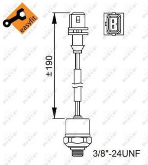 Датчик давления кондиционера NRF 38951