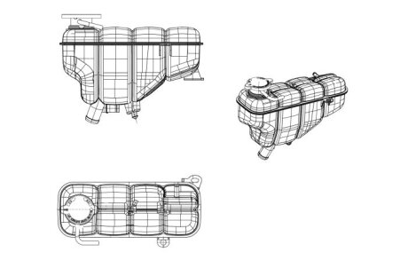 Бачок расширительный NRF 454037