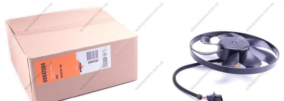 Вентилятор радіатора (електричний) Skoda Fabia/Octavia/VW Golf iV 1.0-1.4 16V 99-07 NRF 47204 (фото 1)