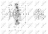 Муфта вентилятора Toyota Hiece/Hilux 2.5D-4D 01-06/Land Cruiser Prado 3.0D-4D 02- NRF 49621 (фото 3)